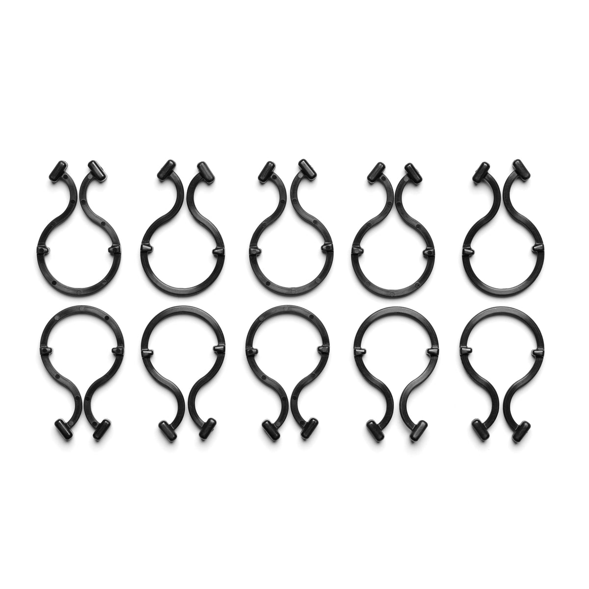 Bibler Tent Pole Clips 10 Pack | Black Diamond Best Seller