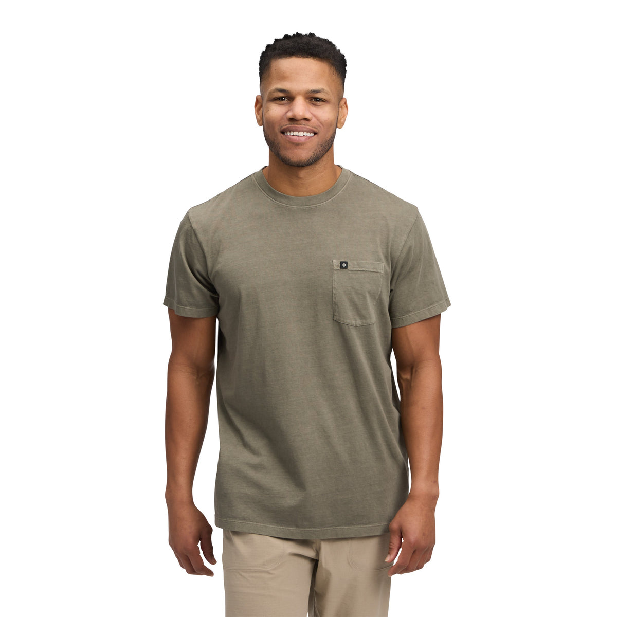 Men's Diamond Patch Short Sleeve Pocket Tee | Black Diamond Exclusive