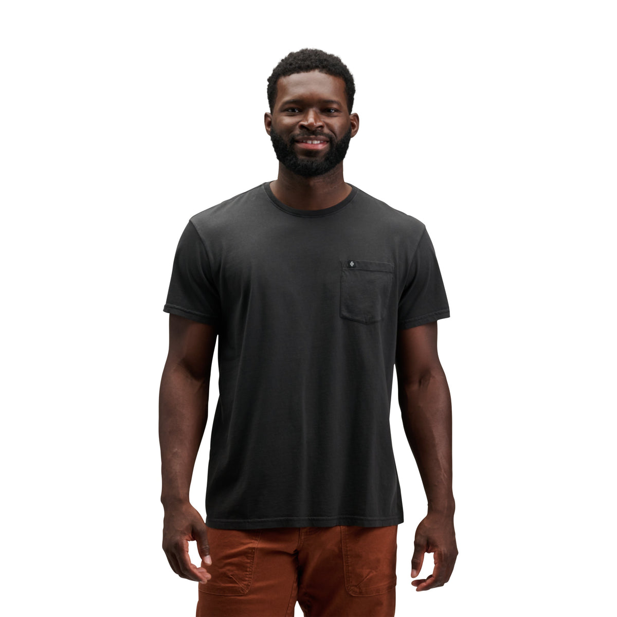 Men's Diamond Patch Short Sleeve Pocket Tee | Black Diamond Exclusive