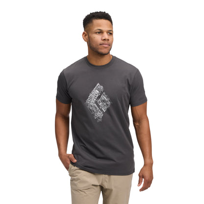 Men's Engineered Diamond Short Sleeve Tee | Black Diamond Signature