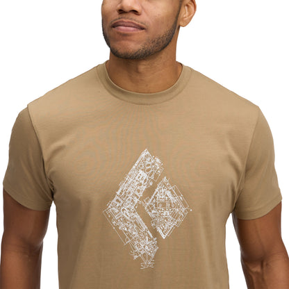 Men's Engineered Diamond Short Sleeve Tee | Black Diamond Signature
