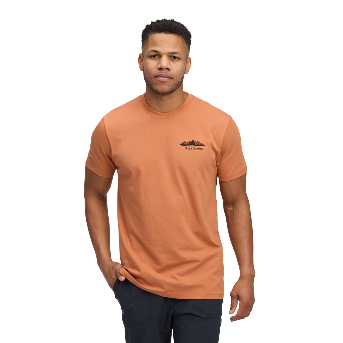 Men's Mountainscape Short Sleeve Tee | Black Diamond Essential