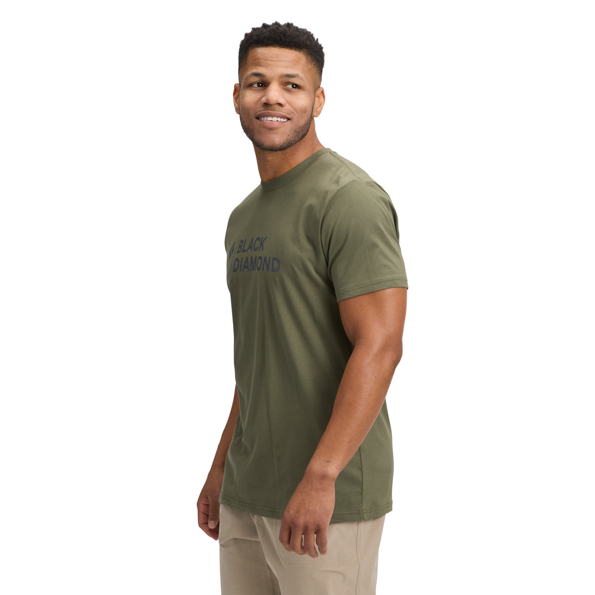 Men's Mini Stacked Short Sleeve Tee | Black Diamond Signature