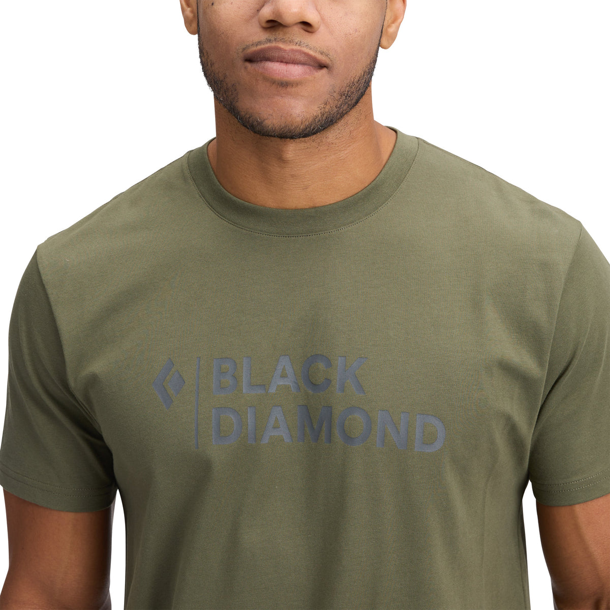 Men's Mini Stacked Short Sleeve Tee | Black Diamond Signature