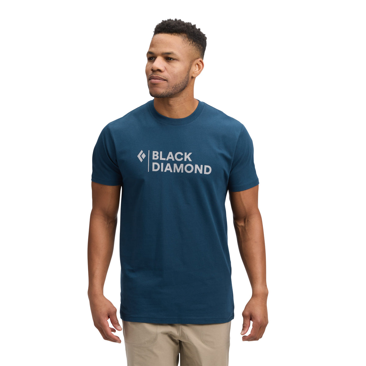 Men's Mini Stacked Short Sleeve Tee | Black Diamond Signature