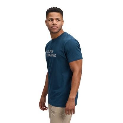 Men's Mini Stacked Short Sleeve Tee | Black Diamond Signature