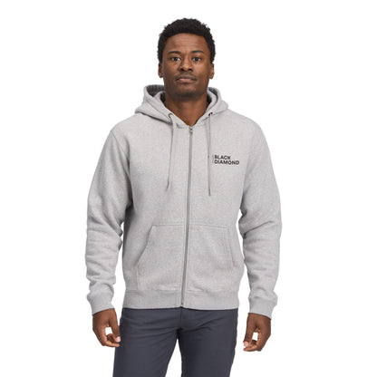 Men's Mini Stacked Full Zip Hoody | Black Diamond Everyday