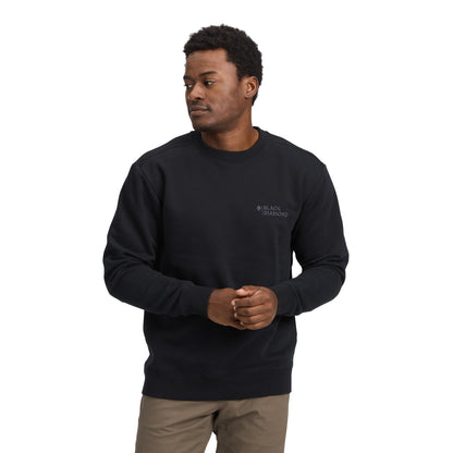 Men's Mini Stacked Crewneck | Black Diamond Best Seller