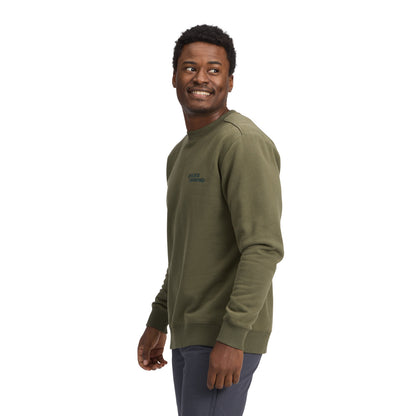Men's Mini Stacked Crewneck | Black Diamond Best Seller
