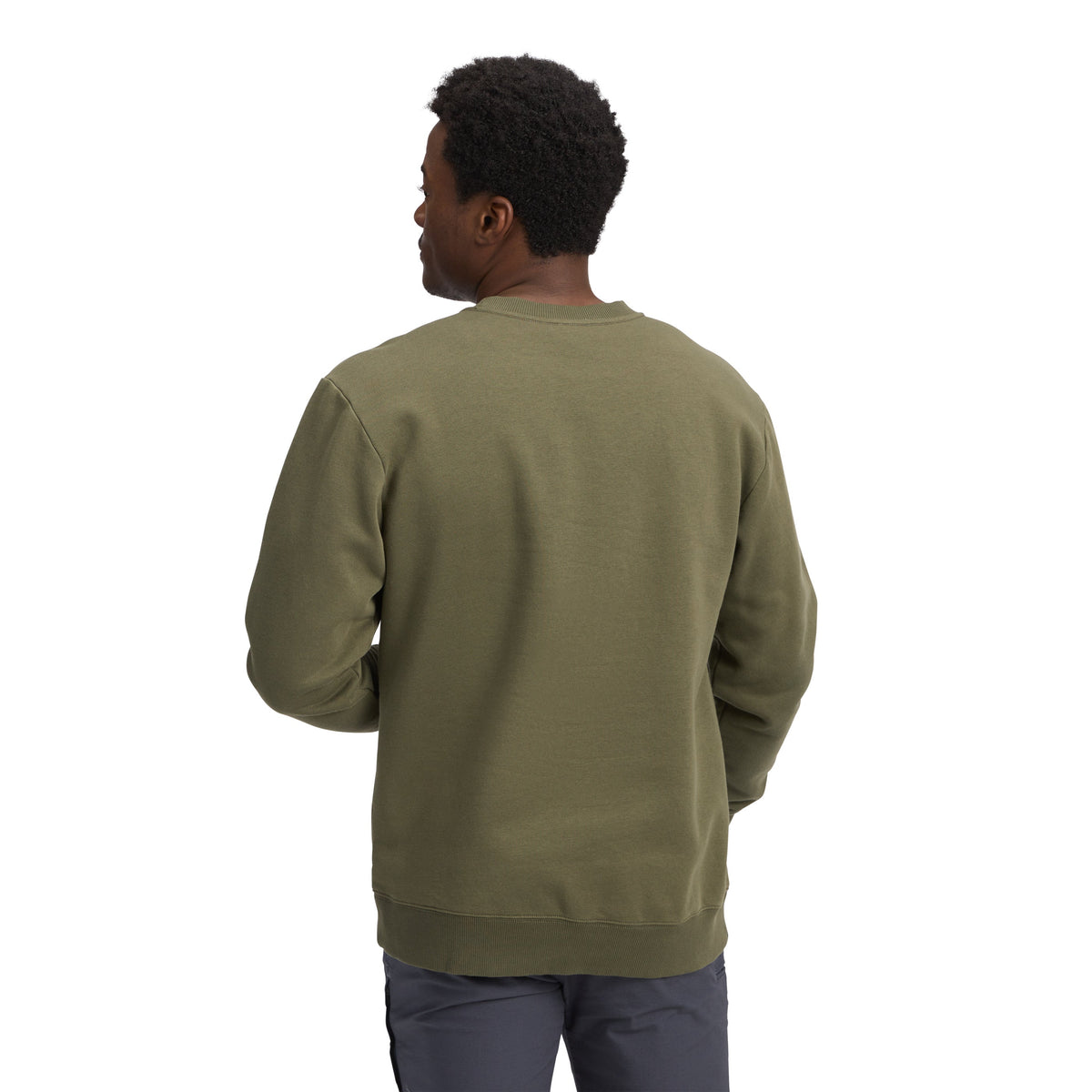 Men's Mini Stacked Crewneck | Black Diamond Best Seller