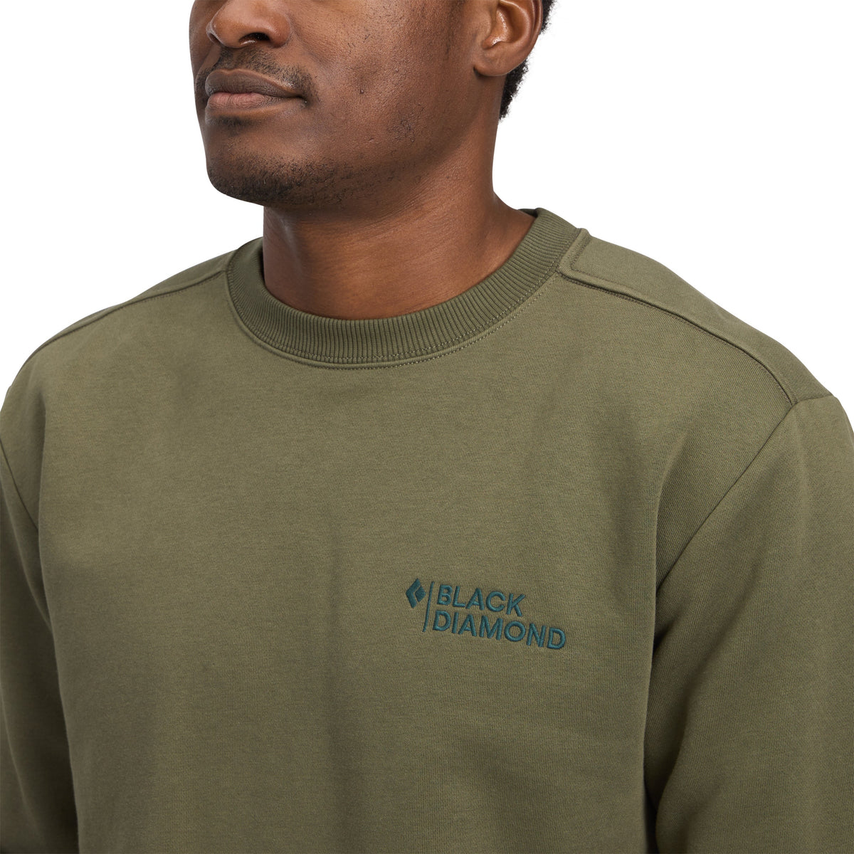 Men's Mini Stacked Crewneck | Black Diamond Best Seller