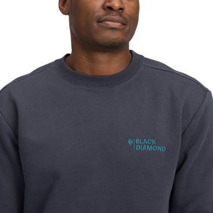 Men's Mini Stacked Crewneck | Black Diamond Best Seller