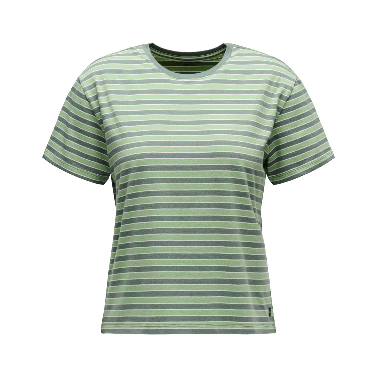 Women's BD Stripe Short Sleeve Tee Long | Black Diamond Classic