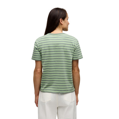 Women's BD Stripe Short Sleeve Tee Long | Black Diamond Classic