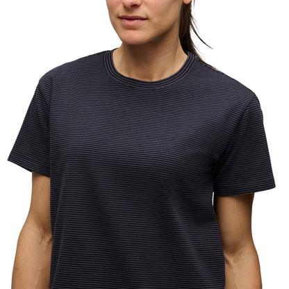 Women's BD Stripe Short Sleeve Tee Long | Black Diamond Classic