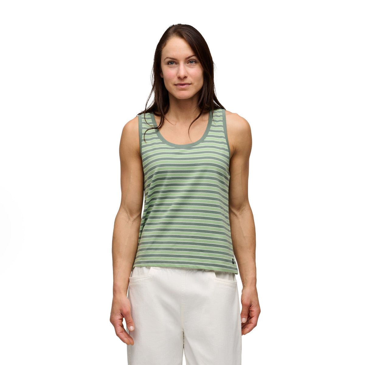 Women's BD Stripe Tank Long | Black Diamond Recommended