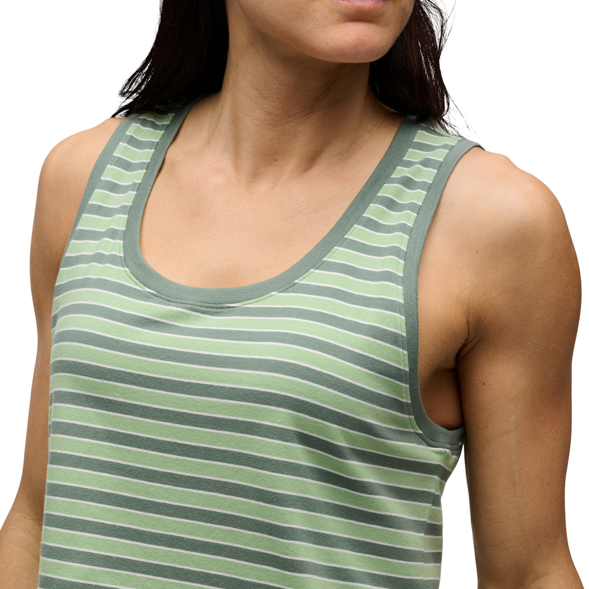 Women's BD Stripe Tank Long | Black Diamond Recommended