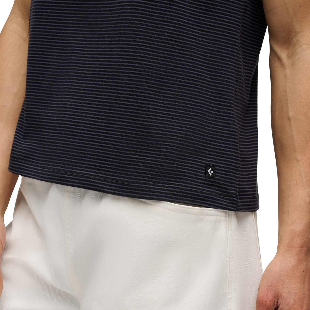 Women's BD Stripe Tank Long | Black Diamond Recommended