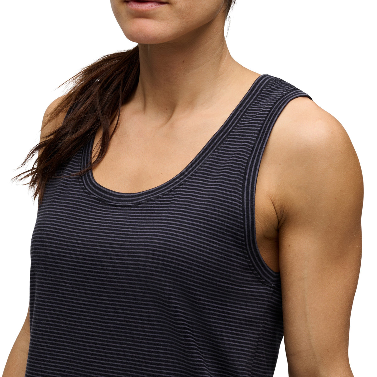Women's BD Stripe Tank Long | Black Diamond Recommended