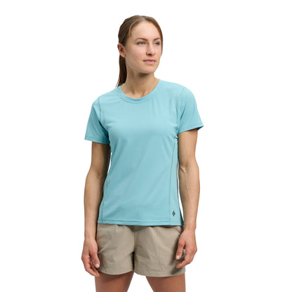 Women's Distance Short Sleeve Tech Tee | Black Diamond Signature