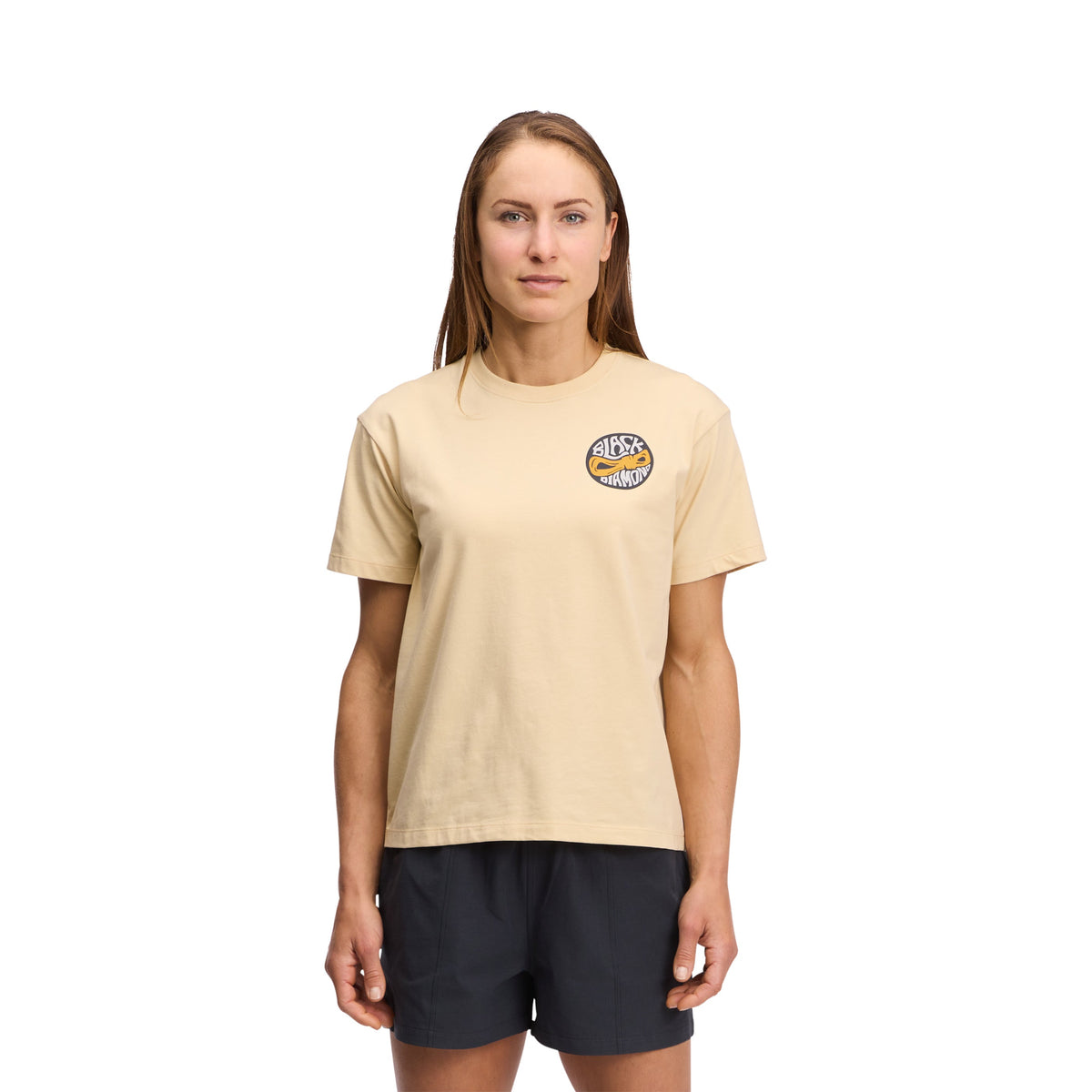 Women's Rope Badge Short Sleeve Tee | Black Diamond Best Seller