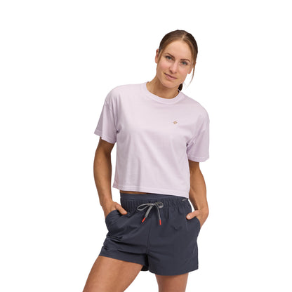 Women's Diamond Crop Short Sleeve Tee | Black Diamond Exclusive