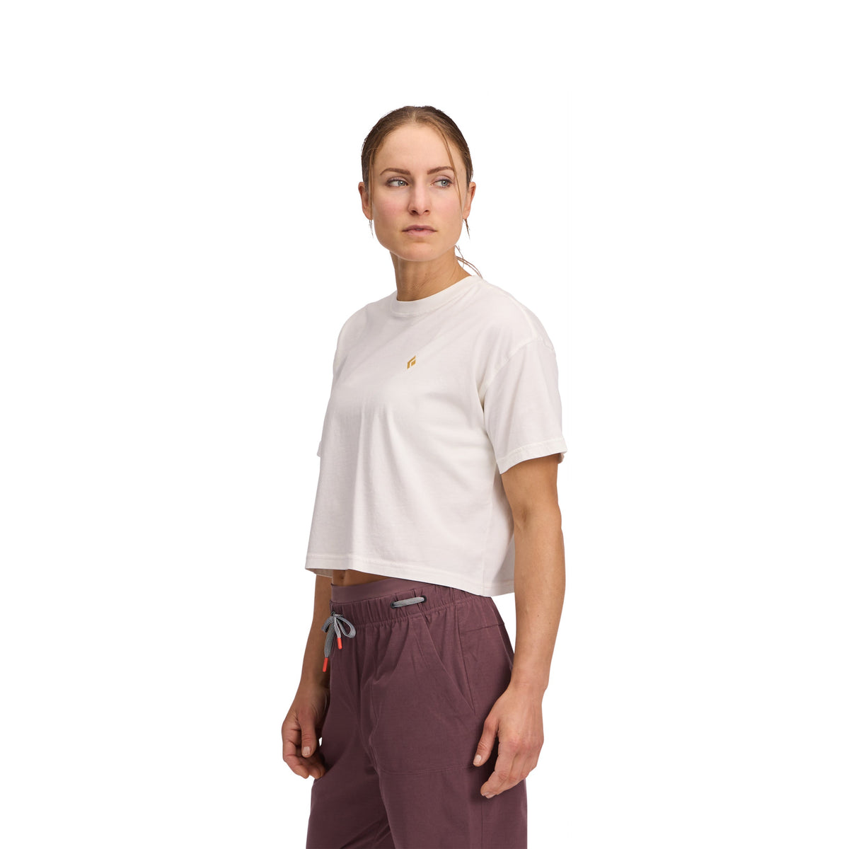 Women's Diamond Crop Short Sleeve Tee | Black Diamond Exclusive