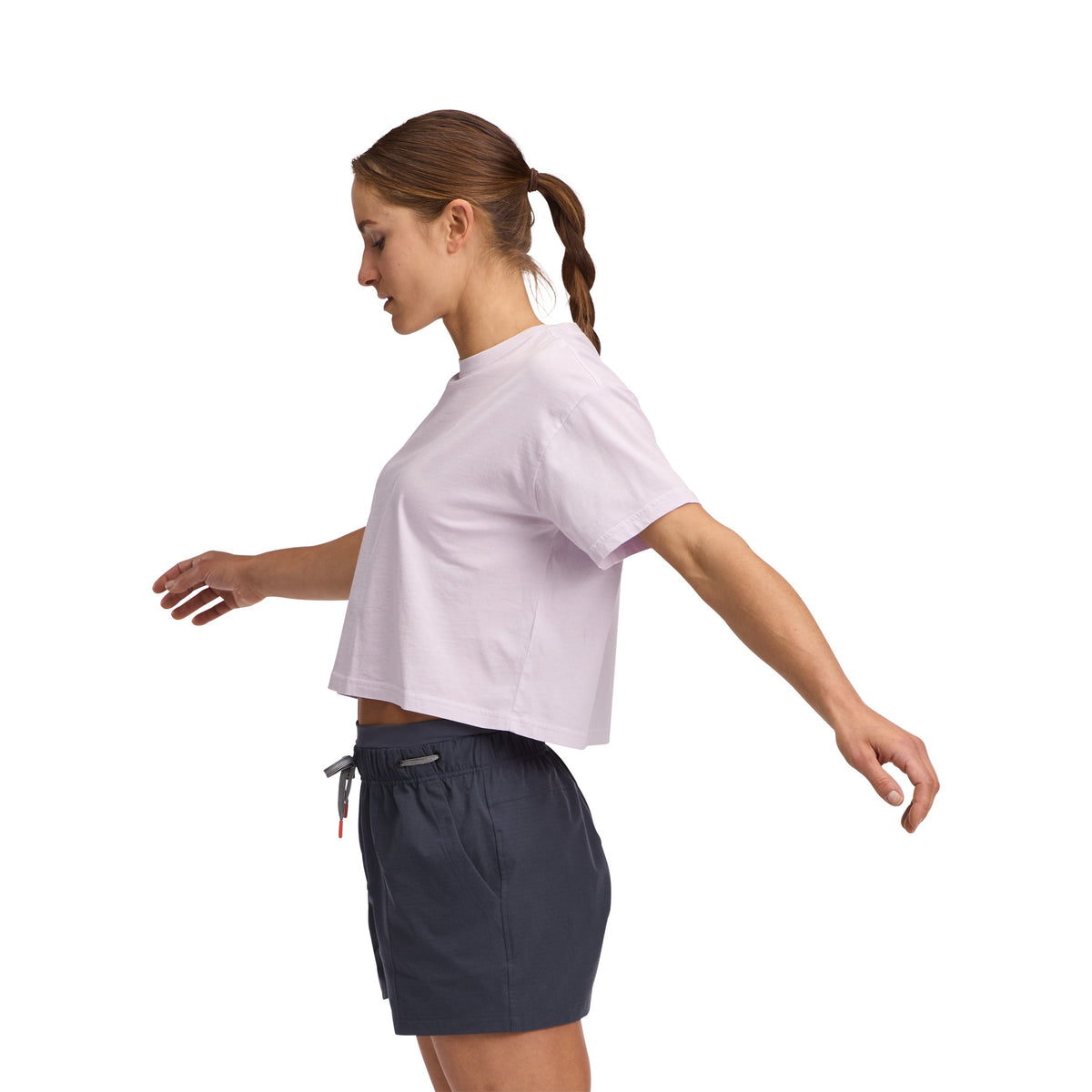 Women's Diamond Crop Short Sleeve Tee | Black Diamond Exclusive