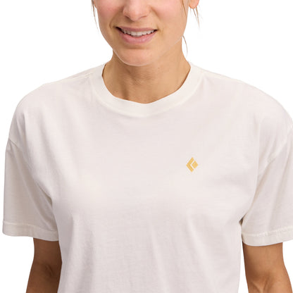 Women's Diamond Crop Short Sleeve Tee | Black Diamond Exclusive