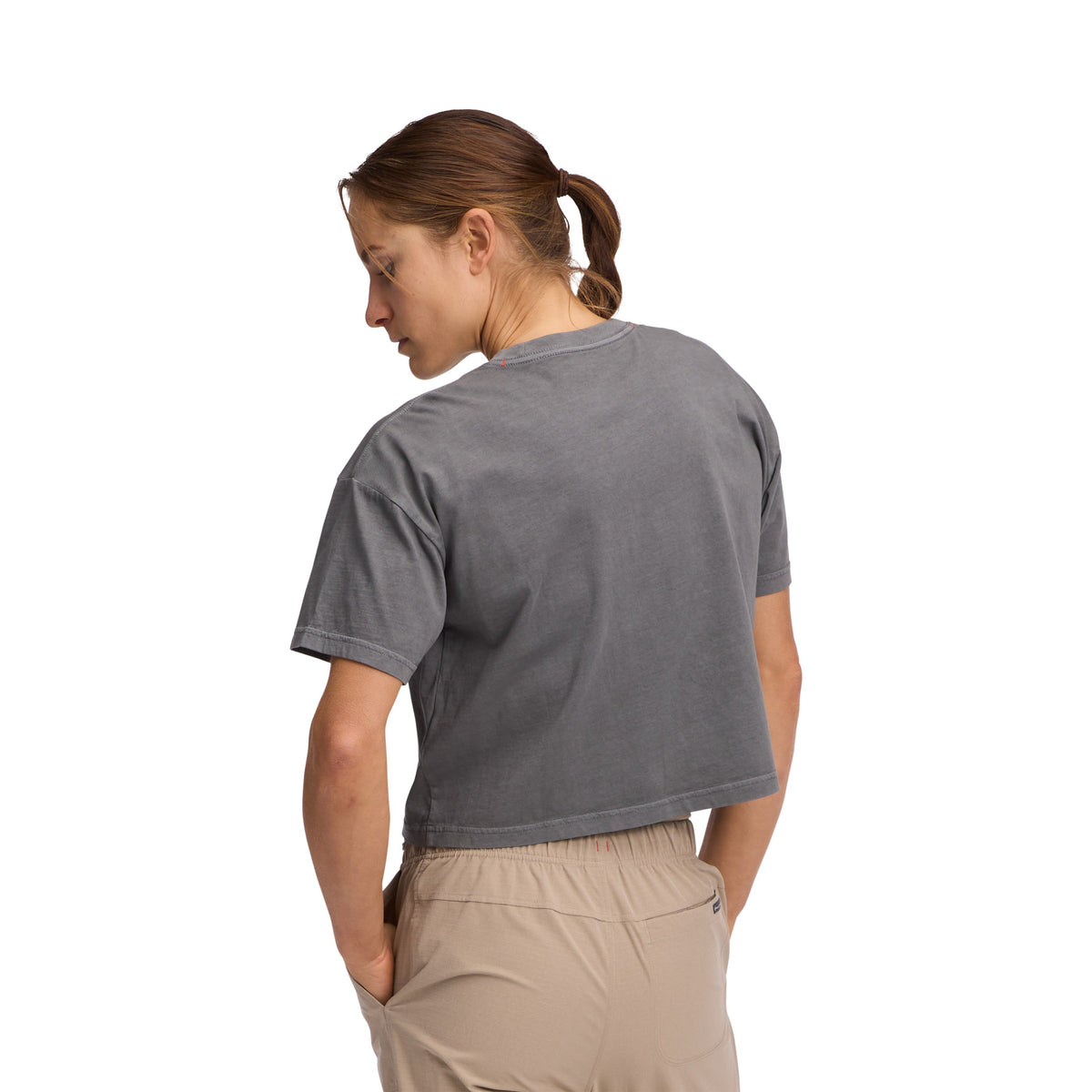 Women's Diamond Crop Short Sleeve Tee | Black Diamond Exclusive