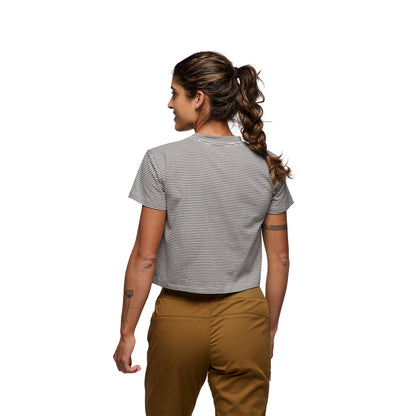 Women's BD Stripe Crop Short Sleeve Tee | Black Diamond Everyday