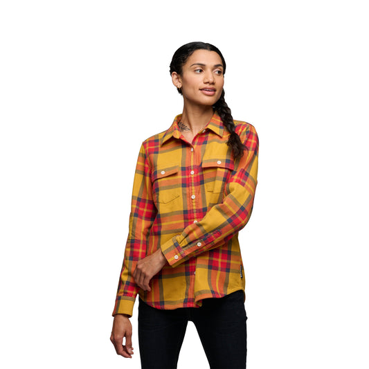 Women's Project Twill Long Sleeve Shirt | Black Diamond Signature