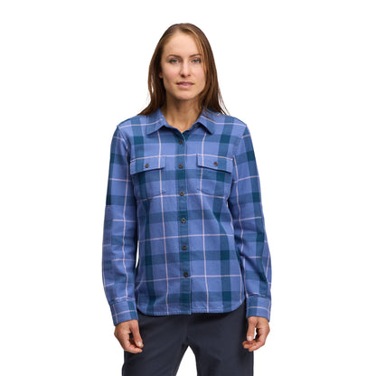 Women's Project Twill Long Sleeve Shirt | Black Diamond Signature
