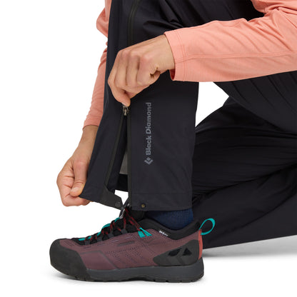 Women's Fineline Stretch Full Zip Pants | Black Diamond Recommended