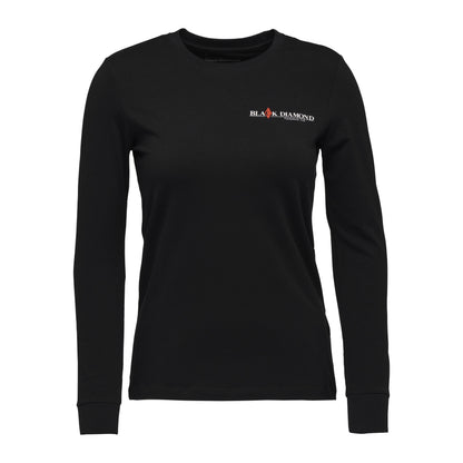 Women's Heritage Wordmark Long Sleeve Tee | Black Diamond Recommended