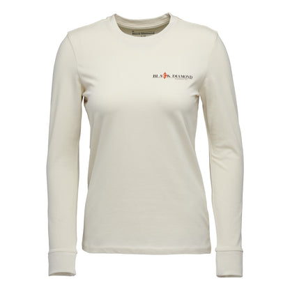 Women's Heritage Wordmark Long Sleeve Tee | Black Diamond Recommended