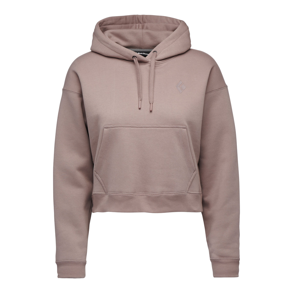 Women's Crop Pullover Hoody | Black Diamond Signature