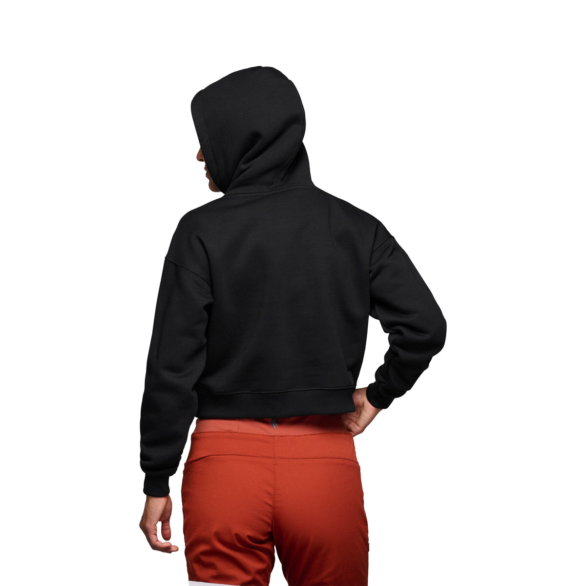 Women's Crop Pullover Hoody | Black Diamond Signature